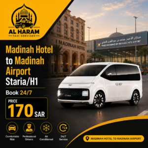 Madinah Hotel to Madinah Airport Staria H1