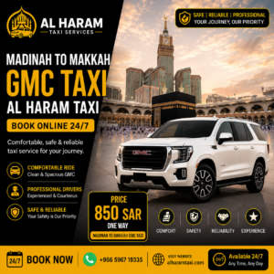 Madinah to Makkah GMC Taxi