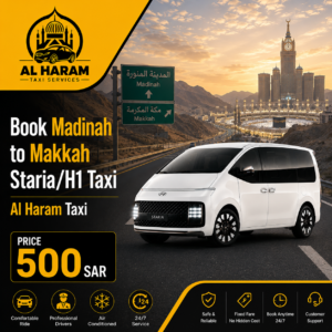 Madinah to Makkah Staria H1 Taxi