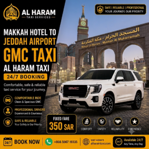 Makkah Hotel to Jeddah Airport GMC Taxi