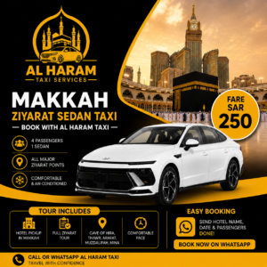 Makkah Ziyarat Sedan Taxi