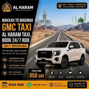 Makkah to Madinah GMC Taxi