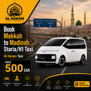 Makkah to Madinah Staria H1 Taxi