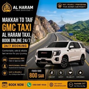 Makkah to Taif GMC Taxi