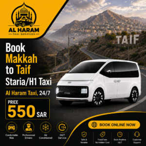 Makkah to Taif Staria H1 Taxi