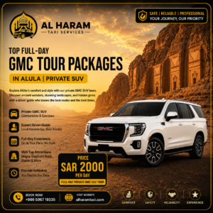 Top Full Day GMC Tour Packages in AlUla