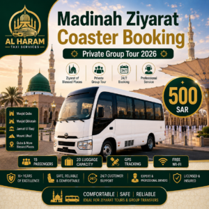 Madinah Ziyarat Coaster Booking