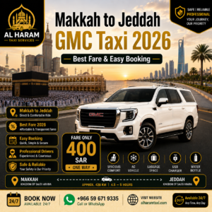 Makkah to Jeddah GMC Taxi
